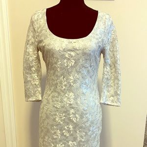 Like New Eva Mendez Ice Blue Sparkle Dress